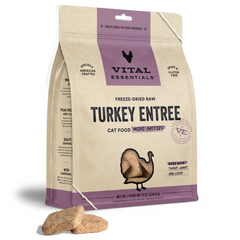 Vital Essentials - Cat Freeze-Dried Turkey Entree Mini Patties