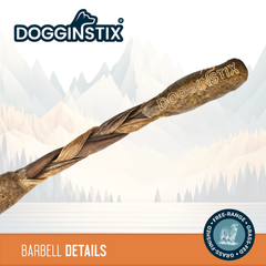 DOGGINSTIX Lamb Collagen Barbell