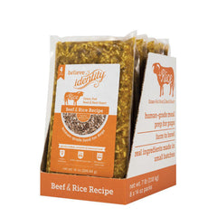 Identity - Believe Beef & Rice Gently Cooked Frozen Dog Food