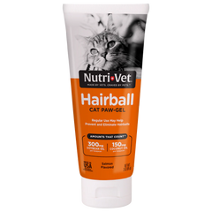 Nutri-Vet Hairball Paw Gel For Cats Salmon 3oz