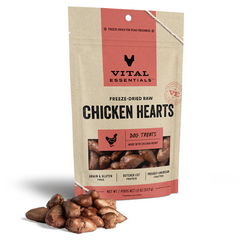 Vital Essentials - Dog Freeze-Dried Chicken Hearts Treats