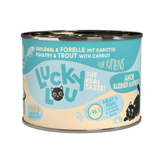 Lucky Lou - Kitten Poultry & Trout with carrot 200g