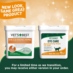 Vet's Best Dog Eye Cleansing Wipes 50ct