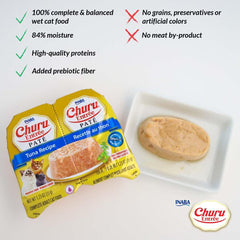 INABA Churu Entree Pate Tuna with Salmon Twin Cup
