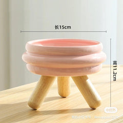 Slow Food Bowl Wooden Stand