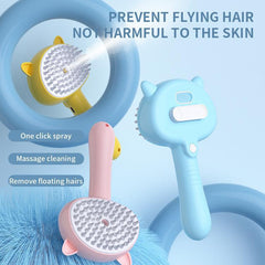 Pet Press Spray Massage Steam Comb