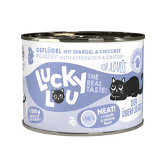 Lucky Lou - Sterilized Poultry with asparagus & chicory  200g