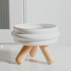 Slow Food Bowl Wooden Stand
