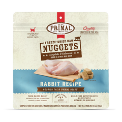 Primal Cat Freeze Dried Rabbit Nuggets