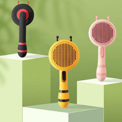 Pet Comb Bee Style Self Cleaning Slicker Brush