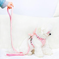 Pet Vest Leash with Stuffed Bunny