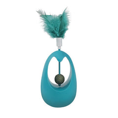 Roly-Poly Feather Catnip Toy