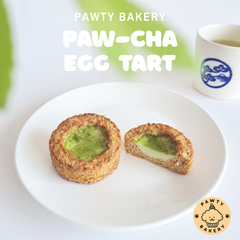 Pawty Bakery - Paw-Cha Egg Tart (2pcs - Frozen)