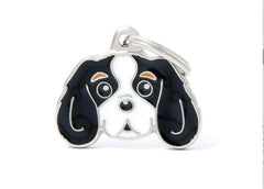 MyFamily - Friends Tricolour Cavalier King ID Tag