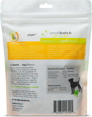 SMALLBATCH Freeze Dried Pork Hearts 3.5oz