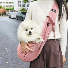 Pet Shoulder Bag Breathable Mesh Material