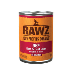 RAWZ Dog 96% Beef & Beef Liver 354g