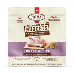 Primal Cat Freeze Dried Turkey Nuggets