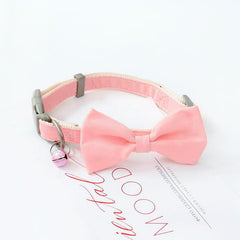 Pet Bow Collar with Detachable Bell