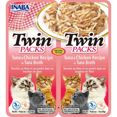 INABA Twin Packs Tuna & Chicken Recipe in Tuna Broth