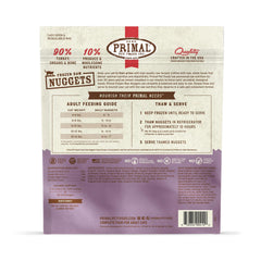 Primal Cat Frozen Raw Turkey Nuggets