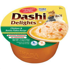 INABA Dashi Delights Chicken with Cheese  & Bonito Flakes Recipe 70g