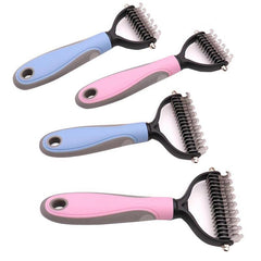 Pet Detangling Comb with Rubber Grip