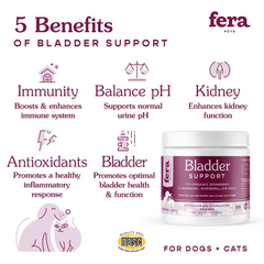 Fera Pets - Bladder Cranberry Supplement for Dogs & Cats