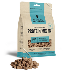 Vital Essentials - Dog Freeze-Dried Protein Mix-In Beef Mini Nibs Topper