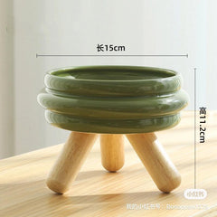 Slow Food Bowl Wooden Stand