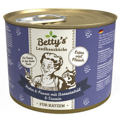 Betty's Country Kitchen - Cat Chicken & Pheasant with Borage Oil
