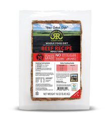 Raised Right - Original Beef Gently Cooked Frozen Dog Recipe