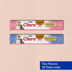 INABA Churu Puree Chicken & Salmon Variety Box