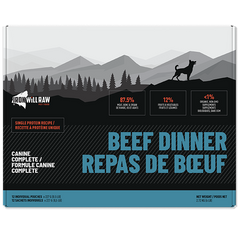 Iron Will Raw - Canine Complete Beef Single Protein Dinner