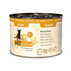 Catz Finefood Classic Kitten N °07 - beef & veal