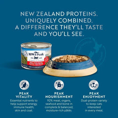 ZIWI Peak Cat Beef & South Pacific Fish can