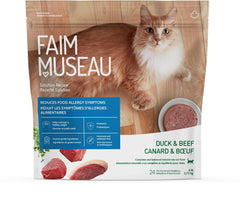 Faim Museau - Duck & Beef Frozen Raw Cat Food