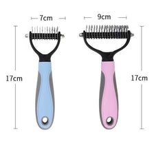 Pet Detangling Comb with Rubber Grip