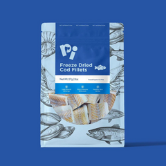 Pi Pet - FREEZE-DRIED COD FILLETS 28g