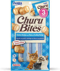 INABA Churu Bites Chicken Recipe Wraps Tuna with Scallop Recipe
