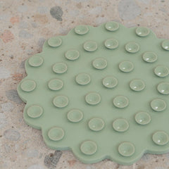 Dexypaws - Enrichment Lick Mat Blooming Blossom Sage Green