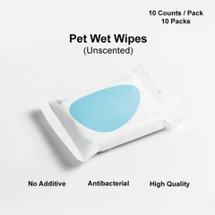 pidan Pet Wet Wipes - Travel Pack (10 Sheets per Pack)