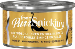Fromm Cat PurrSnickitty Shredded Chicken Entree in Gelee 3oz