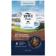 ZIWI Peak Cat Steam-Dried Beef with Southern Blue Whiting