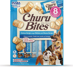INABA Churu Bites Dog Chicken Recipe Wraps Chicken with Cheese
