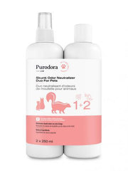 PURODORA Skunk Odor Neutralizer Duo for Pets 2x250ml