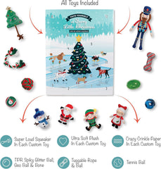 Fringe Studio Furry Little Christmas Dog Toy Advent Calendar