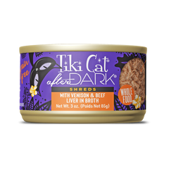 Tiki Cat After Dark Shreds Venison & Beef Liver 3oz