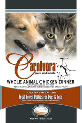 Carnivora - Whole Animal Dinner with Vegetables 'n Fruit Chicken Patties