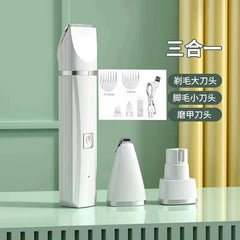 3-in-1 Pet Rechargeable USB electric shaver kit